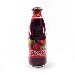 SALSA DE FRAMBUESA FRUTAS DEL SUR BOTELLA X 580GRS
