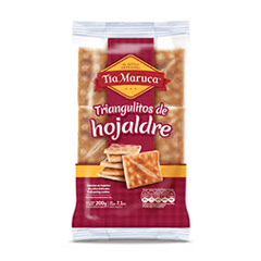 GALLETITAS HOJALDRE TRIANGULITO, TIA MARUCA, 200 gr