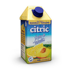 CITRIC JUGO NARANJA/ DURAZNO TETRA X 500CC