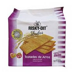 TOSTADAS DE ARROZ RISKY-DIT DULCES 150 G