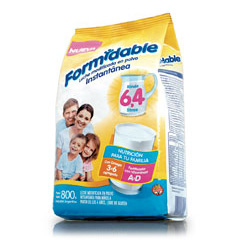 LECHE MODIFICADA EN POLVO ESTUCHE, FORMIDABLE, 800 gr