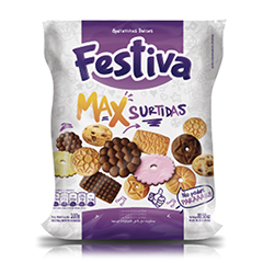 GALL.DULCES MAX SURTIDAS FESTIVA PAQ 300 GRM