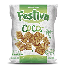 GALL.DULCES COCO FESTIVA PAQ 300 GRM