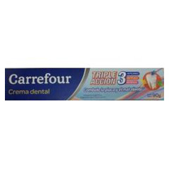 CREMA DENTAL TRIPLE ACCION CARREFOUR SOFT X 90 GRS