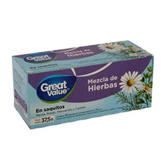Té Check Mezcla De Hierbas 25 Saquitos