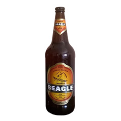 CERVEZA ROJA RED ALE, BEAGLE, 1000 cm3