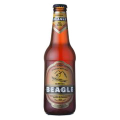 CERVEZA ROJA LONG NECK RED ALE, BEAGLE, 330 cm3