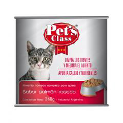 PET CLASS GATO LATA SALON ROS 340GR