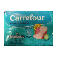 PROTECTORES DIARIOS NORM POCKET CARREFOUR X 80 UNI
