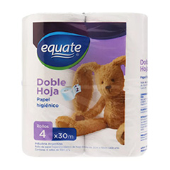Papel Higiénico Check Doble Hoja 30 M X 10 Cm 4u