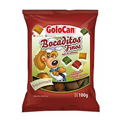 Snack perros Golocan bocaditos jamon-queso 100 g.