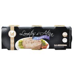 ATUN AL NATURAL EN LOMOS TRIPACK, LA ANONIMA, 240 gr