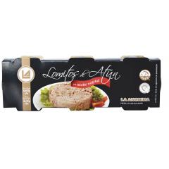 ATUN EN ACEITE EN LOMOS TRIPACK, LA ANONIMA, 240 gr