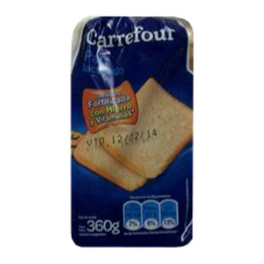 PAN DE MESA LACTEADO CARREFOUR X 360 GRS
