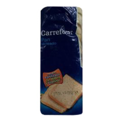PAN DE MESA LACTEADO CARREFOUR X 600 GRS