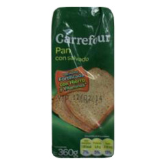 PAN DE SALVADO CARREFOUR X 360 GRS