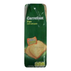 PAN DE SALVADO CARREFOUR X 600 GRS