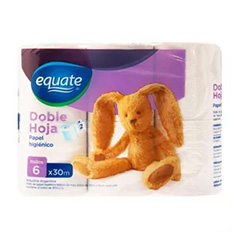 Papel Higiénico Check Doble Hoja 30 M X 10 Cm 6u