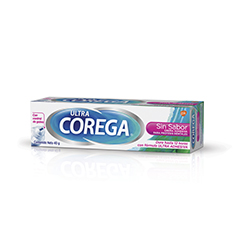 Crema Adhesiva para Prótesis Dentales Sin Sabor 40 Grs Corega