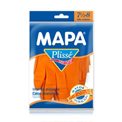 Guante Plisse Satinado L Mapa 1 Un