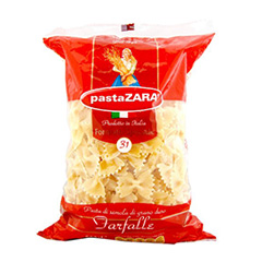 FIDEOS FARFALLE, ZARA, 500 gr