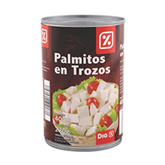 Palmitos En Trozos Dia 400 Gr.