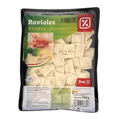 RAVIOLES JAMON/RICOT