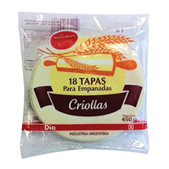 TAPAS P/EMPAN CRIOLL