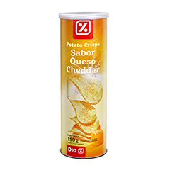 PAPAS TUBO CHEDDAR