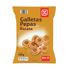 Galletitas Pepas Dia Batata 500 Gr.