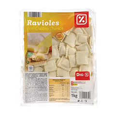 Ravioles DIA 4 Quesos 1 Kg.