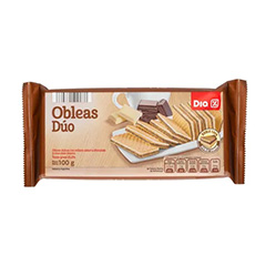 Obleas Dia Chocolate Blanco y Negro 100 Gr.