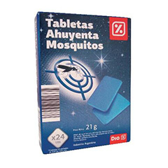 Tabletas Ahuyenta Mosquitos DIA 24 Ud.