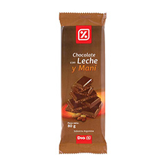 Chocolate con Maní DIA 80 Gr.