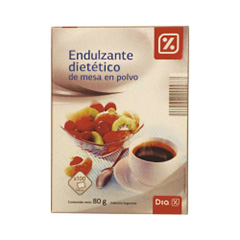 Edulcorante En Polvo Dia 100 Ud.