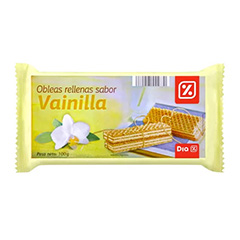 Obleas Vainilla Dia 100 Gr.
